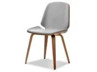 Produkt: Krzesło vince orzech-szary tkanina, podstawa orzech