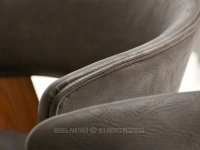 Krzesło barowe drewniane 70 BRĄZ ANTIC - ORZECH - wzmacniające pszeszycia