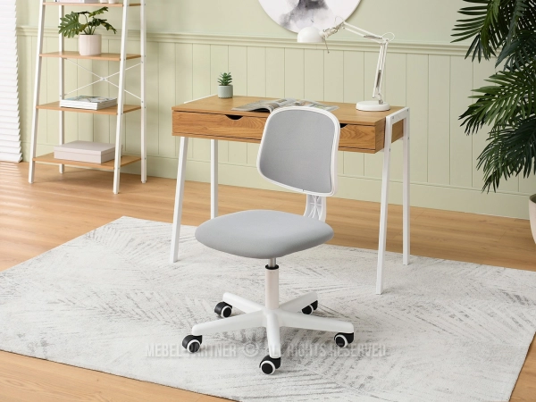 Fotel biurowy w kolorze szarym