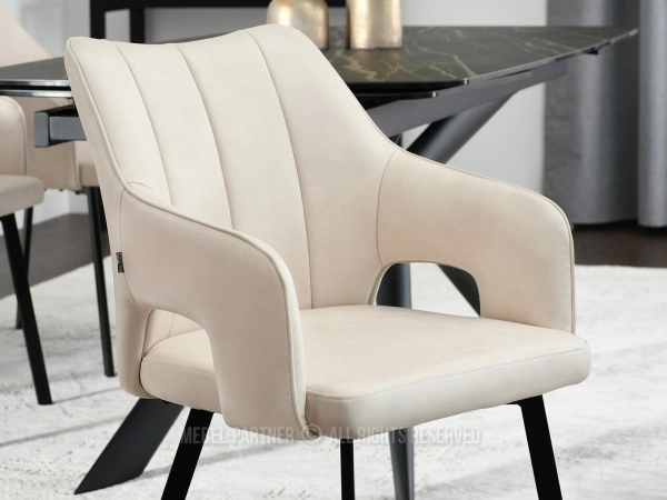 Wymiary krzesła tapicerowanego CORBET