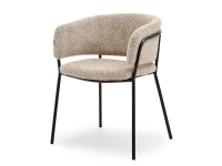 Produkt: Krzesło sorin ciemny-beż tkanina, podstawa czarny 