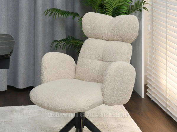 Krzesło tapicerowane obrotowe - dla wyjątkowego komfortu