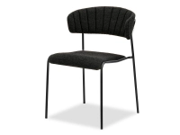 Produkt: Krzesło nilda czarny boucle, podstawa czarny