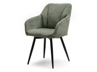 Produkt: Krzesło bona zielony tkanina, podstawa czarny