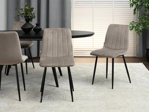 Eleganckie krzesła tapicerowane do salonu - doskonały design dla wnętrza