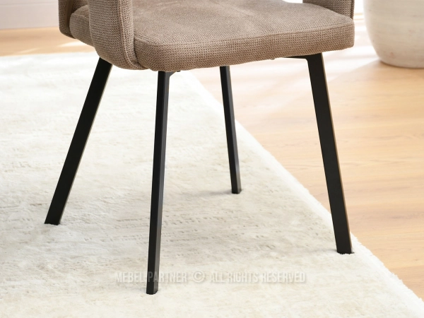 Wymiary krzesła tapicerowanego CORBET