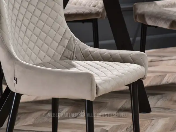 Wymiary krzesła tapicerowanego ADORA