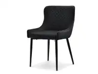 Produkt: Krzesło adora czarny welur, podstawa czarny