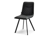 Produkt: Krzesło amanda czarny skóra-ekologiczna, podstawa czarny