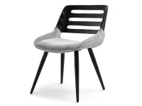 Produkt: Krzesło kansas czarny-szary tkanina, podstawa czarny