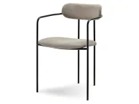 Produkt: Krzesło malaga beżowy welur, podstawa czarny