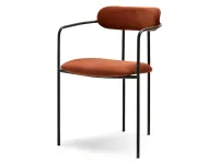 Produkt: Krzesło malaga miedziany welur, podstawa czarny
