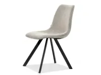 Produkt: Krzesło proxi beż tkanina, podstawa czarny