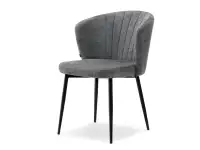 Produkt: Krzesło zita grafit tkanina, podstawa czarny