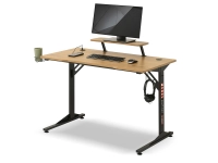 Biurko mads-115 dąb, podstawa czarny