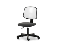 Produkt: Fotel-biurowy lolo grafit-biały, podstawa czarny