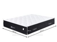 Średnio twardy materac 160x200 z pianką memory ARTEMIS F - wymiary