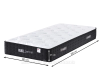 Materac sprężynowy 90x200 z pianką termoplastyczną ARTEMIS M - wymiary