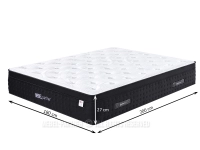 Materac sprężynowy 180x200 z pianką H3 i chłodzącą tkaniną ARTEMIS X - wymiary