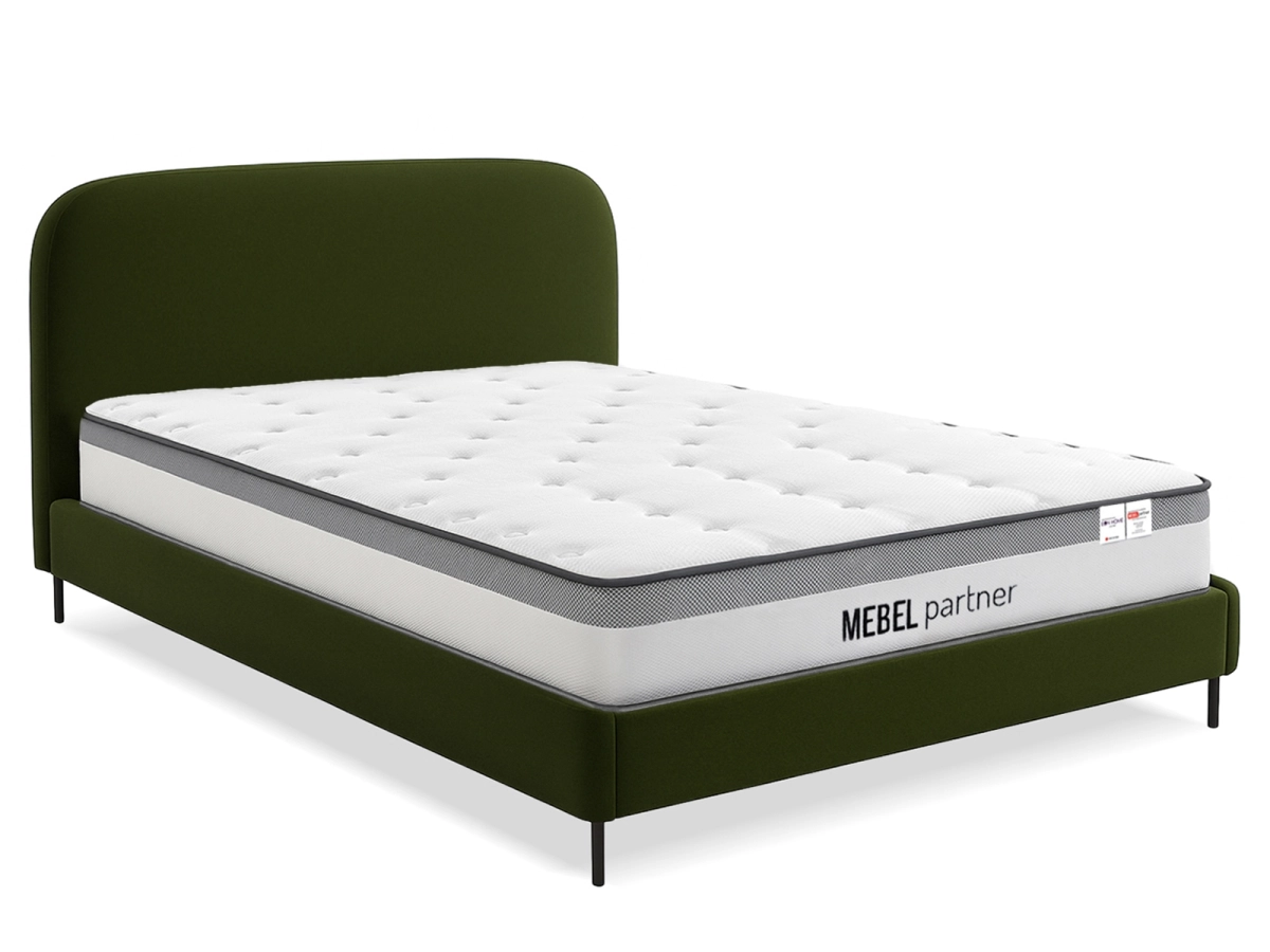 Średnio twardy materac hybrydowy LANDO 160 TriZoneComfort