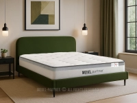 Średnio twardy materac hybrydowy LANDO 160 TriZoneComfort w aranżacji