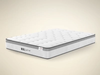 Średnio twardy materac hybrydowy LANDO 160 TriZoneComfort