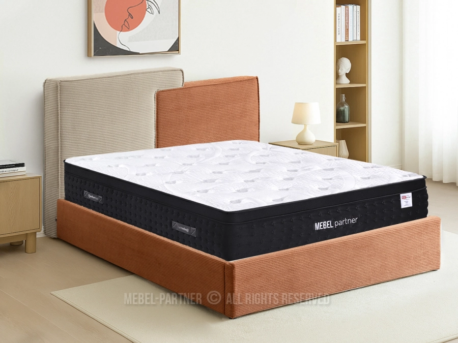 Materac kieszeniowy 140x200 H2 z pianką memory i sprężynami pocket