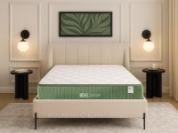Materac piankowy antybakteryjny 140x200 lato-zima GRAF H3 - w aranżacji