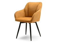 Produkt: Krzesło bona miodowy tkanina, podstawa czarny