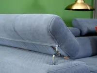 Designerska kanapa z pikowanym oparciem MIAMI 9 - regulowane zagłówki