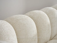 Obła sofa KREMOWA do salonu OLIA - obłe segmenty