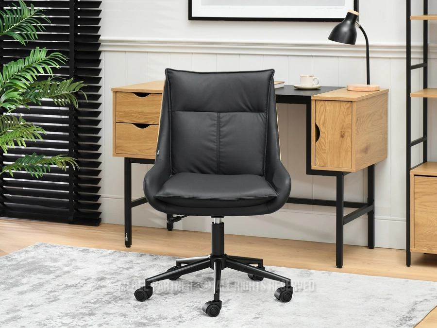 Designerski fotel do biurka, w wyrazistej kolorystyce