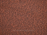 Obrotowy MIEDZIANY hoker BOUCLE SIMON - CZARNY - struktura tkaniny boucle