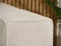 Rozkładana sofa wypoczynkowa CRAFT KREM CZARNY - staranne wykończenie detali