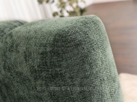 Sofa dwuosobowa ZIELONA z dekoracyjnymi przeszyciami OLIA 2 - wysoka jakość