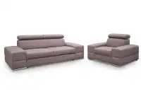 Sofa modułowa Beverly 2 - razem z nowocesym fotelem BEVERLY