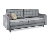 Sofa rozkładana LAVIA SZARA tapicerowana tkaniną