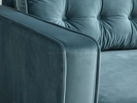 Sofa LAVIA TURKUS pikowana ze schowkiem i funkcją spania - solidne wykonanie