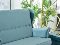 Sofa uszak MALMO MORSKI - NOGI BUK - stylowa sofa