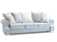 Sofa w stylu angielskim TOSCA niebieska