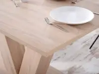 Stół rozkładany do jadalni VENEDIG sonoma - detal blatu