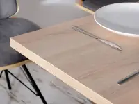 Stół rozkładany do jadalni VENEDIG sonoma - detal blatu