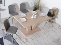 Stół rozkładany do jadalni VENEDIG sonoma - aranżacja stół złożony