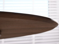 Duży stół drewniany do jadalni PAVO ORZECH - NOGA ORZECH - brak ostrych krawędzi 
