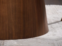 Duży stół drewniany do jadalni PAVO ORZECH - NOGA ORZECH - orzechowy kolor 