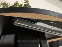 Stół rozkładany designerski SOLVO 100 PLUS CZARNY - montaż