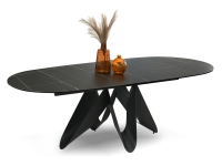 Produkt: Stół prezios czarny-marmur, podstawa czarny