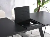 Rozkładany stół jadalniany TIMOR CZARNE DREWNO - stół z funkcją rozkładania