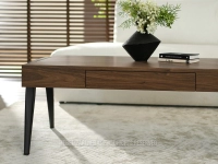 Stolik kawowy loft MIZUKI ORZECH - CZARNY - nowoczesna forma