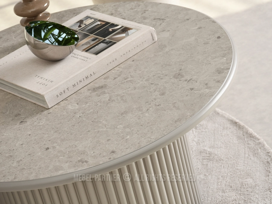 Okrągły stolik 80 cm - solidność i design